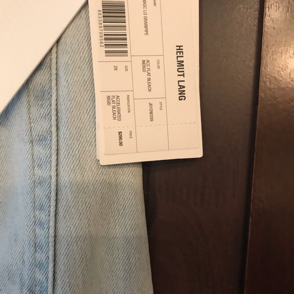 Brand new pair of Helmet Lang jeans
